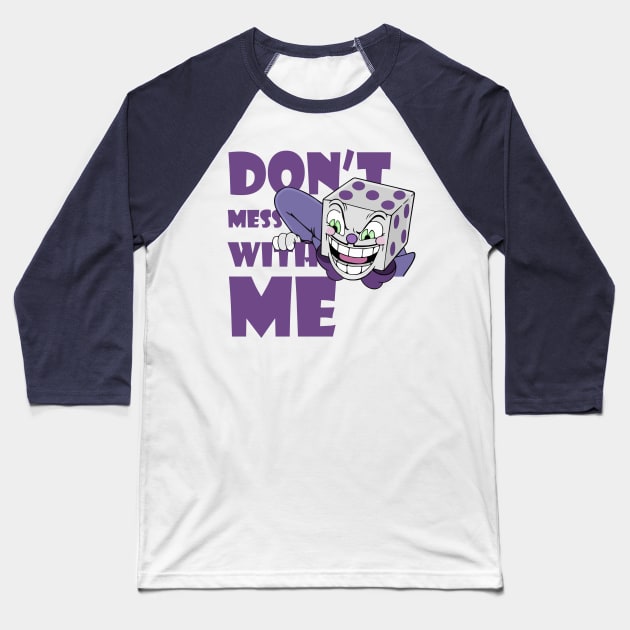 Mr. King Dice - Cuphead Baseball T-Shirt by Catharthic